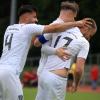 Mit einem klaren 5:0 entschied die Spielvereinigung Kaufbeuren (in weiß) das Derby gegen den SVO Germaringen für sich. Damit spielen die Kaufbeurer auch in der kommenden Saison in der Bezirksliga. 