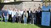 Positiv gestimmt sind die Bürgermeister samt Stellvertreter in der Lenkungsgruppe der Streutalallianz mit Blick auf ein Jahresprogramm mit vielseitigen Projekten. Das Gruppenbild zeigt die Akteure nach der Mitgliederversammlung 2025 in der VG Mellrichstadt.