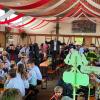 Die Uettinger Feuerwehr feierte mit einem Festwochenende, einem Festgottesdienst und einem Festzug ihren 155. Geburtstag.