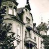 Diese Postkarte aus der Sammlung Josef Bötsch zeigt das "Haus Sanitas", damals Bergmannstraße 2, heute Nummer 3. Dort haben vor 46 Jahren Terroristen der RAF Unterschlupf gefunden.  Repro: Stadtarchiv Bad Kissingen