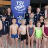 Unser Bild zeigt die Schwimmerinnen und Schwimmer des TSV Bad Kissingen beim Wettkampf in Kitzingen.