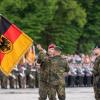 Deutsche Fahne im Baltikum - eine Brigade der Bundeswehr soll die Nato-Ostflanke in Litauen stärken. Deutsche Fahne im Baltikum - eine Brigade der Bundeswehr soll die Nato-Ostflanke in Litauen stärken.