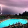 Blitz und Gewitter am Gardasee.