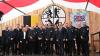 Landrat, Bürgermeisterin, die Führung der Feuerwehr Sömmersdorf und die Kreisbrandinspektion Schweinfurt gratulierten den geehrten Feuerwehrkameraden.