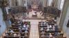 Zahlreiche Gläubige kamen, um mit Pfarrer Stefan Michelberger in der Laudenbacher Bergkirche Gottesdienst zu feiern.