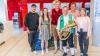 Einen Vorgeschmack auf den Kiliani Tag der Vereine mit dem Aalbachtal-Express gab es am Mittwoch schon einmal in der Sparkasse Mainfranken Würzburg (von links): Tobi Grimm (Radio Gong), Celina Köpping (Sparkasse Mainfranken Würzburg) Matthias Klingbeil (Würzburger Hofbräu) René Hübner (Aalbachtal Express), Stefan Hebig und Sophie Streit (beide Sparkasse Mainfranken Würzburg).