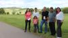 Offizielle Übergabe der Spende durch die Sparkasse im Landkreis Neustadt Aisch - Bad Windsheim in Höhe von 750Euro an das Organisationsteam. Auf dem Foto zu sehen sind (von links) Christina Alt, Sarah Hahn, Magdalena Stumpf, Daniel Stumpf, Karl Schmidt sowie Silke Schiefer von der Sparkasse.