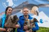 Großer Auftritt für große Vögel: Generl und Luisa.