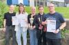 Für die Badminton-Meisterschaftsmannschaft des TV Bad Mergentheim spielten während der Saison (von links): Max Schiller, Sarah Rodrigues, Monika Kindermann, Kevin Gedeon und Jens Hackmann. Nicht auf dem Bild sind: Jenny und Thomas Beiersdorf, Jan Dirks, Tim Gromov, Karalina Klein, Adriaan Spaeth und Kiran Suresh.