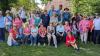 Gruppenfoto der Beteiligten beim Besuch und der freundschaftlichen Begegnung des IGEP e.V. in den vier befreundeten Kommunen im Calvados (Normandie) im Rahmen der Städtepartnerschaft.