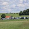 Lange Schlange in Richtung Ikarus-Gelände. So sah es etwa um 11.30 von Benningen in Richtung Memmingerberg aus. Lange Schlange in Richtung Ikarus-Gelände. So sah es etwa um 11.30 von Benningen in Richtung Memmingerberg aus.