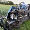 Der Wagen des Unfallverursachers stieß kurz hintereinander mit zwei Autos zusammen.