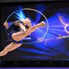 Turnen, Rhytmische Sportgymnastik, Europameisterschaften, Mehrkampf, Finale: Darja Varfolomeev aus Deutschland in Aktion.