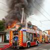 Der Brand brach im Dachgeschoss aus.