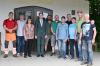 Können stolz sein auf ihr Werk, zu dem Landrat Florian Töpper und 3. Bürgermeisterin Ruth Volz gratulierten. Von links Baufhofleiter Rainer Gock, Bürgermeister a.D. Ewald Vögler, Hausmeister Stefan Huppmann, Alexander Weizel, Georg Scheuring, Dieter Kaiser, Elmar Kutzenberger, „Kappo“  Martin Saalmüller und Georg Laufer.