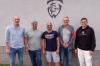 Die neue Führungsriege des FC Winterhausen (v. l.): 2. Vorsitzender Martin Maier, Sandro Nese, Ralf Hecht, Thomas Zipperer und 1. Vorsitzender Daniel Phillip.