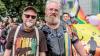 Trotz dunkler Regenwolken am Himmel konnte der CSD trocken und friedlich vonstatten gehen.
