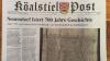 Zum 700-jährigen Bestehen haben die Neuendorfer eine eigene Jubiläumszeitung geliefert bekommen: Die Köalstiel Post.