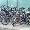 Voller Fahrradständer am Ettlinger Tor