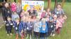 Die Wiesenpiraten beim Abschlussfest der Wald- und Wiesenwoche.