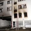 Ausgebrannt ist eine Wohnung neben dem Krankenhaus.