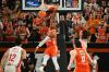 Karim Jallow bejubelt einen Dunk.