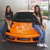 v. l.: Miss Berlin Carina Noack und Miss Brandenburg Isabell Bereit.