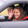 Miss Internet Tiffany Sachs beim Fahrtraining im Porsche 911 GT3 (997).