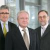 Das Präsidium des BWIHK (v.l.n.r.): Helmut Althammer (Vizepräsident), Bechtold (Präsident), Dr.
Peter Kulitz (Vizepräsident)