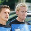 Steffen Haas (r.) kehrt zum KSC zurück