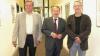 Klaus Knabe, Helmut Rau und Thomas Hänsel (v.l.n.r.) beantworteten Schülerfragen über die DDR