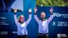 Große Freude bei der Siegerehrung: Katharina Raab und Paolo Kunsch freuen sich über den zweiten Platz beim Weltcup im türkischen Antalya. Große Freude bei der Siegerehrung: Katharina Raab und Paolo Kunsch freuen sich über den zweiten Platz beim Weltcup im türkischen Antalya.