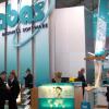 Der Messestand der Karlsruher Abas AG auf der Stuttgarter "IT & Business"