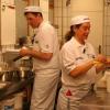 Michael Aschenbrenner und Eva Busch "Unter Volldampf!" in der Restaurantküche des "Walk'schen Hauses".