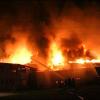 Großbrand in Bio-Handel in Baden-Baden
