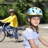 Schutzengel für den Kopf: Besonders Kinder sollten stets mit Helm Rad
fahren