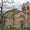 Sankt Stephan Kirche gegenüber der Badischen Landesbibliothek