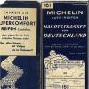 So sah der Umschlag einer Michelin-Straßenkarte in den 1930er-Jahren aus