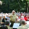Der "Klingende Turmberg" beim Konzert des Polizeimusikkorps