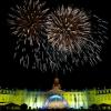 Schloss in Flammen