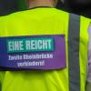 Im Mai gab es ein Protestcamp gegen den Bau der zweiten Rheinbrücke.