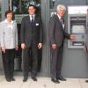 v.l.: Burkhard Jung (Amtsleiter Landratsamt Rastatt, Amt für Finanzen, Gebäudewirtschaft und Kreisschulen), Petra Tauth (Vertriebsdirektorin der BBBank), Dominik Mürb (Filialdirektor der Rastatter BBBank-Filiale), Dr. Wolfgang Müller (Vorstandsvorsitzender der BBBank eG), Landrat Jürgen Bäuerle