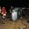 K4530: Auto überschlägt sich nach Unfall