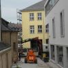 Neuer Farbanstrich für das Rathaus in Bruchsal.