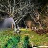 Flächenbrand in Neureut am 9. April.