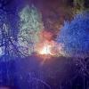 Flächenbrand in Neureut am 9. April.