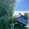 Unfall B10 Karlsruhe-Durlach