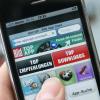 Ein Apple iPhone mit dem Online-Angebots der Bild-Zeitung: Solche Apps sind ein schnell wachsendes Milliardengeschäft.