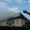 Dachstuhlbrand zerstört betreutes Wohnen in Rheinstetten-Mörsch