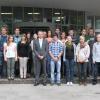 Die neuen Auszubildenden des Karlsruher Landratsamts mit Landrat Christoph Schnaudigel.